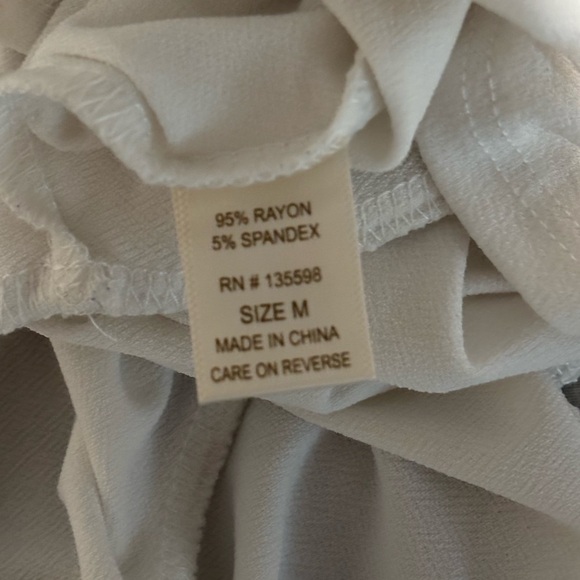 White Corset Style T-shirt - Picture 5 of 5